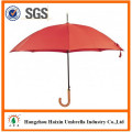 Chinese Factories Advertisement Walking Stick Red and Black Umbrella Cheap